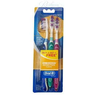 مسواک اورال بی Oral-B All Rounder Micro Thin Clean