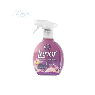 اسپری ضد چروک و خوشبو کننده لباس لنور با رایحه شکوفه نیلوفر مهتابی Lenor Exotic Bloom & Moonlit Lily