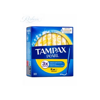 تامپون بهداشتی بانوان تامپکس Tampax Pearl Regular With Applicator
