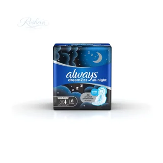 نوار بهداشتی آلویز Dreamzzz All Night Maxi Thick Extra Long always