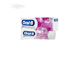 خمیردندان اورال بی Oral-B 3D White Advanced Luxe