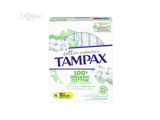تامپون تامپکس TAMPAX Organic Cotton Regular